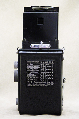 Minoltaflex Automat背面