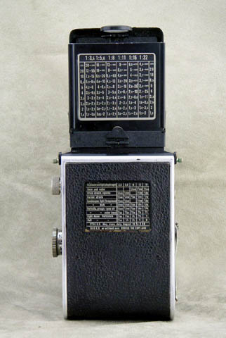 Rolleiflex Standard背面